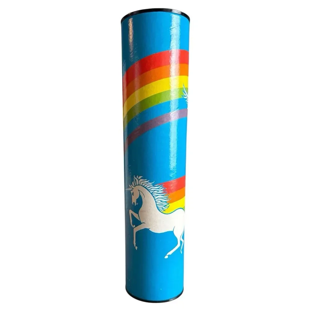 Vintage 1980s Pegasus Kaleidoscope Unicorn Rainbow Otagiri Japan Retro Toy